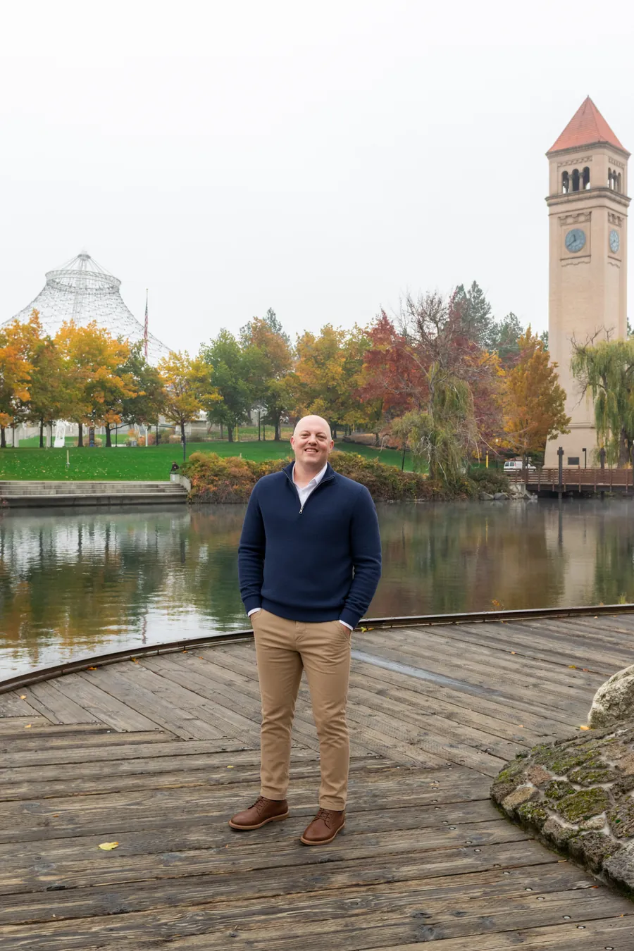 Jeff Thomas, REALTOR®, in a navy quarter-zip