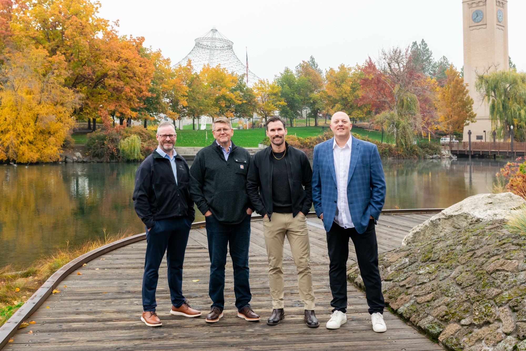 Jeff Thomas, Mike Dewey, Darrin Friberg, and Tyler Redd — Location NW Group, Spokane
